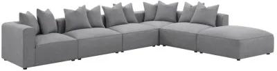 Jennifer 6-Piece Tight Seat Modular Sectional 