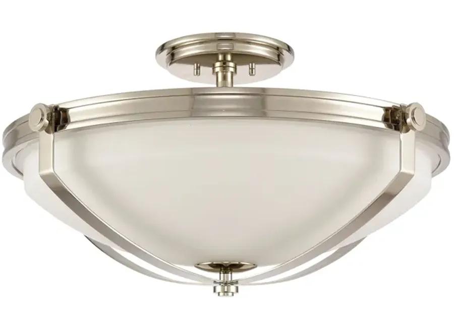 Connelly 23" Wide 4-Light Semi Flush Mount - Polished Nickel