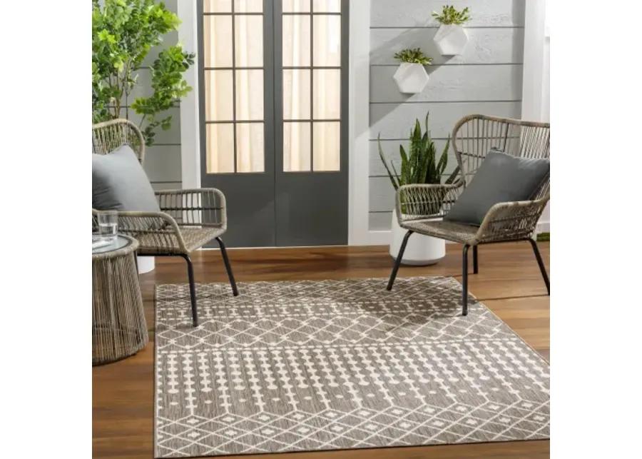 Long Beach LBH-2327 6'7" x 9' Machine Woven Rug