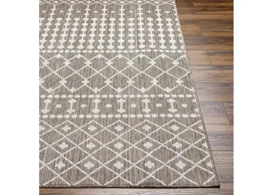 Long Beach LBH-2327 6'7" x 9' Machine Woven Rug