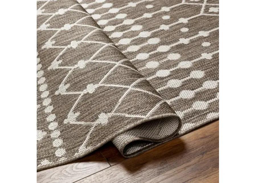 Long Beach LBH-2327 6'7" x 9' Machine Woven Rug