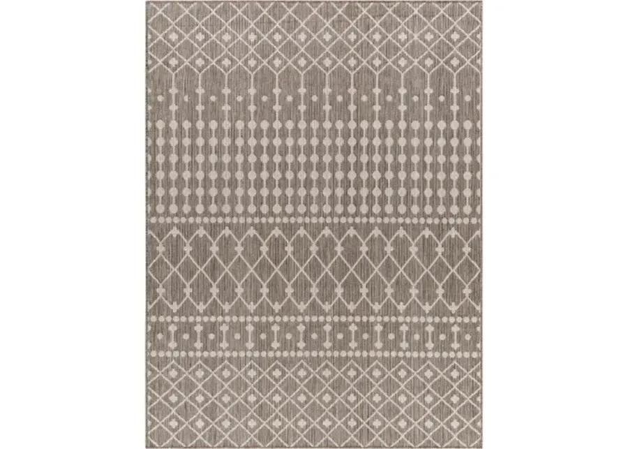 Long Beach LBH-2327 6'7" x 9' Machine Woven Rug