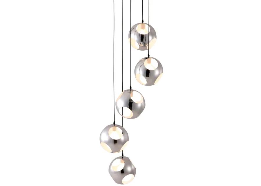 Meteor Shower Ceiling Lamp Chrome