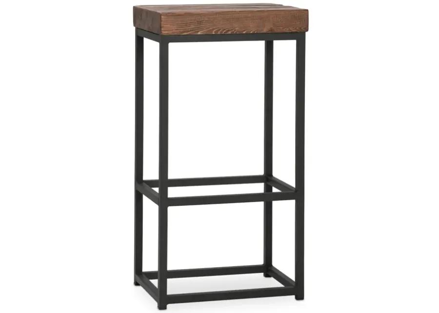 Porter Reclaimed Pine Barstool by Kosas Home