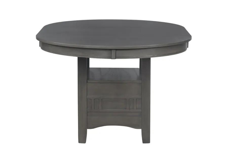 Lavon Dining Table with Storage Medium Grey