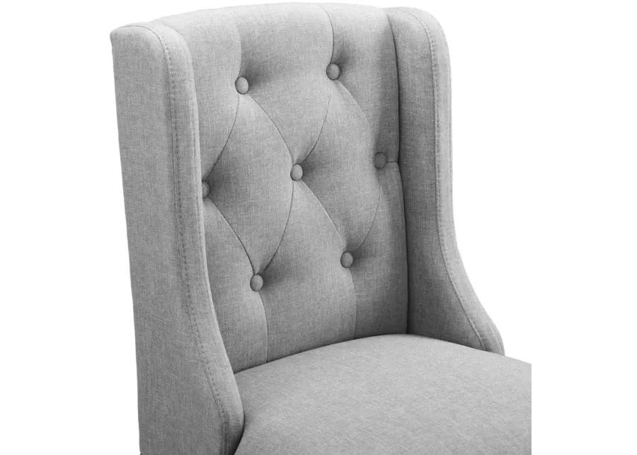 Baronet Tufted Button Upholstered Fabric Bar Stool