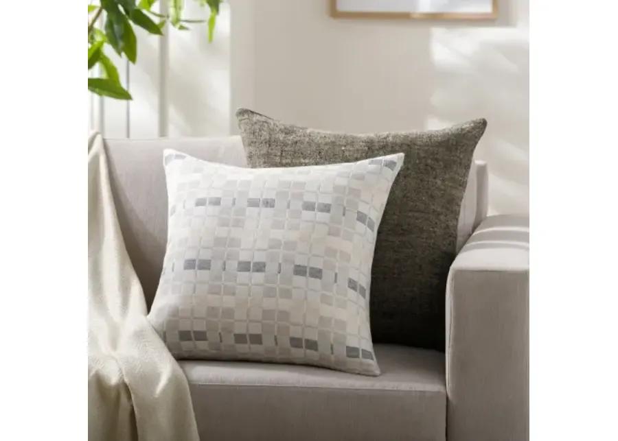 Divya DVY-001 22"L x 22"W Accent Pillow