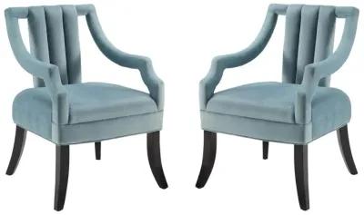 Harken Accent Chair Performance Velvet Set of 2