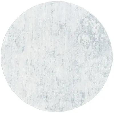 Brentwood 822 Ivory / Grey 12' X 12' Round Round Powerloomed Rug