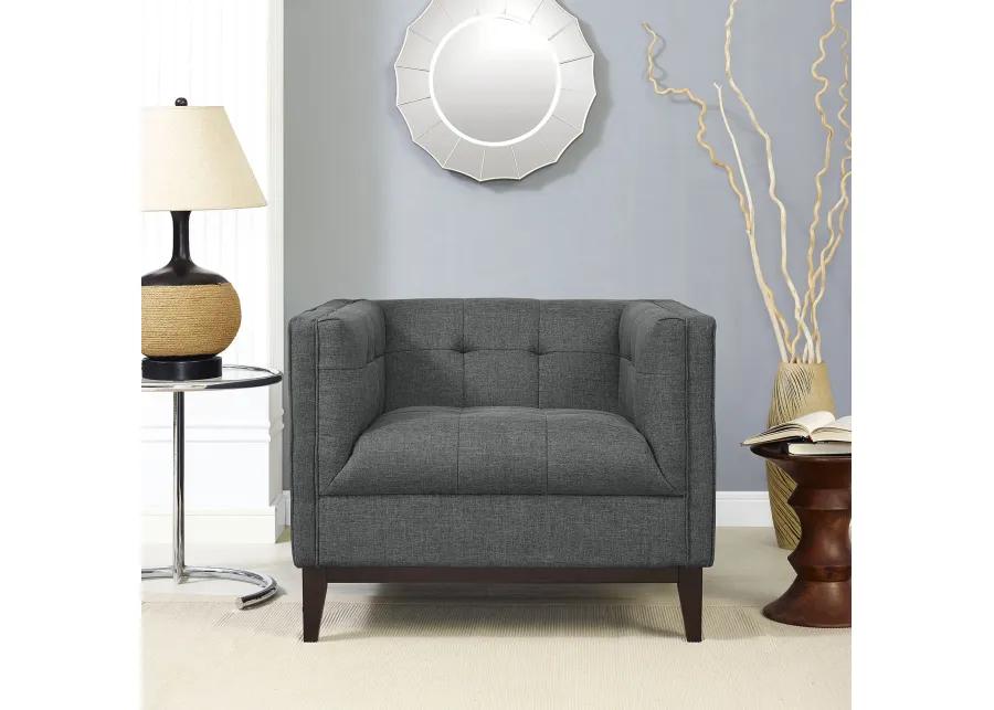 Serve Upholstered Fabric Armchair