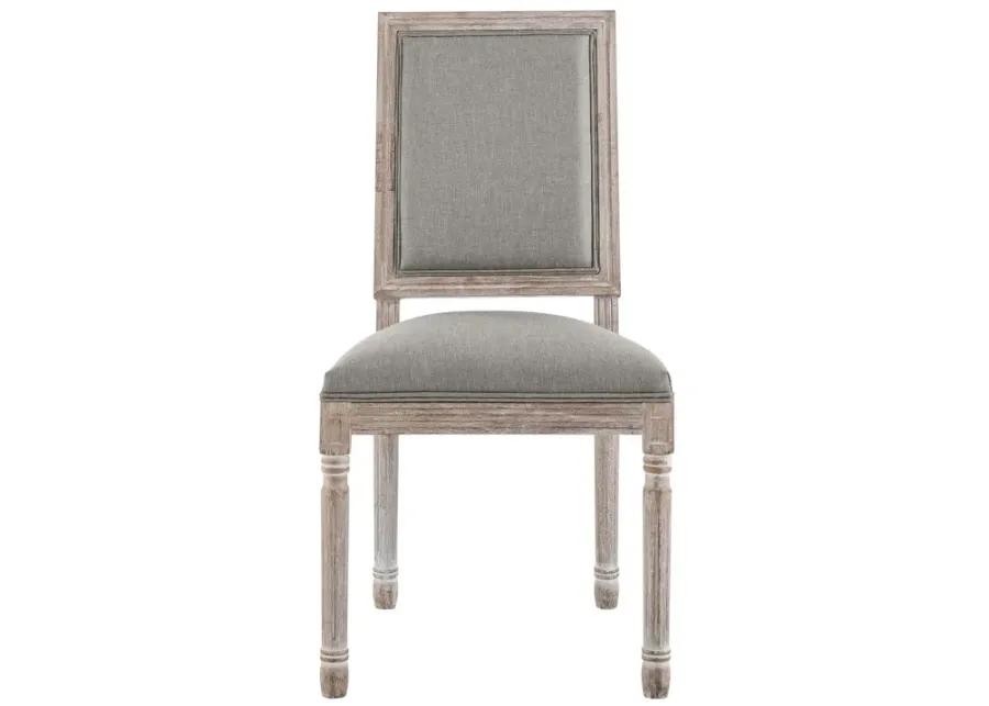 Court Dining Side Chair Upholstered Fabric Set of 2