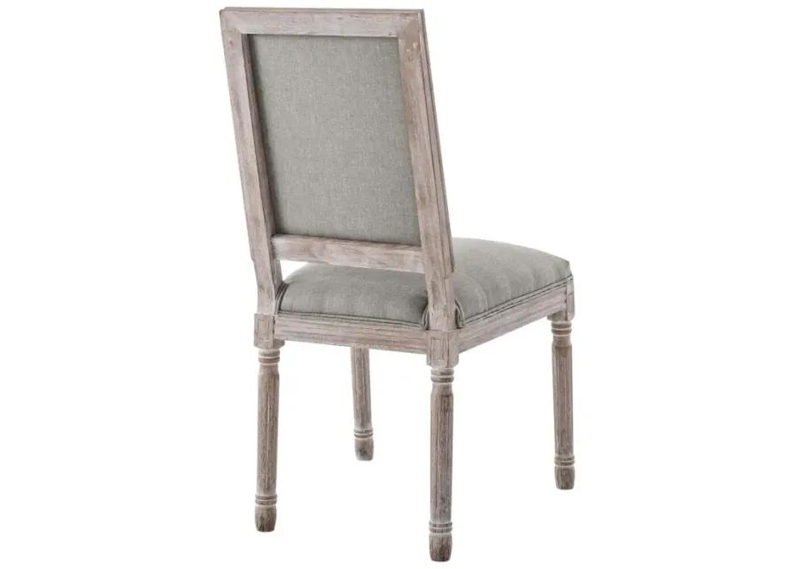 Court Dining Side Chair Upholstered Fabric Set of 2