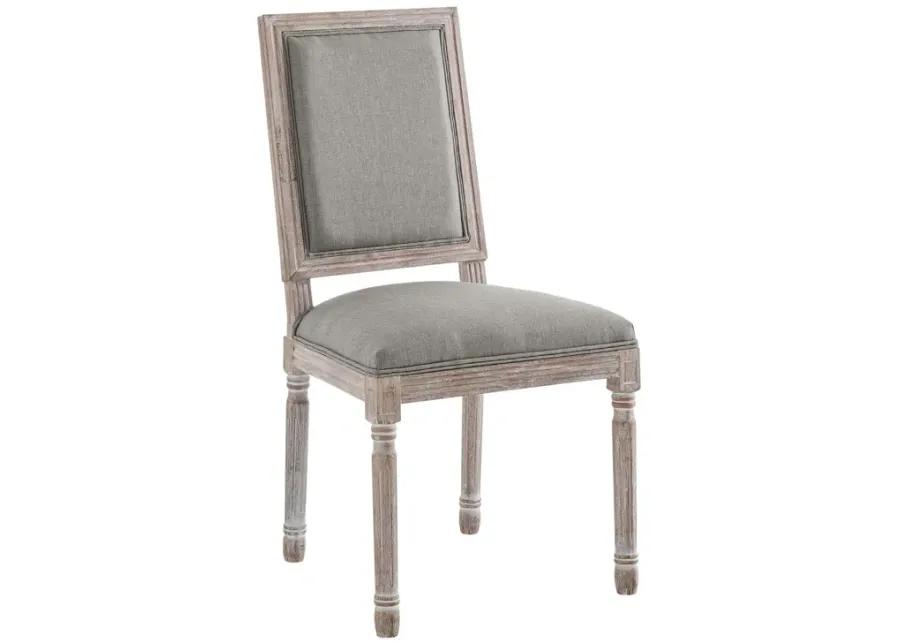 Court Dining Side Chair Upholstered Fabric Set of 2