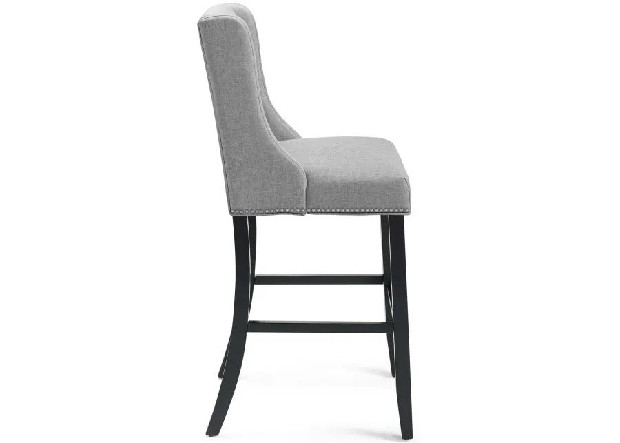 Baron Bar Stool Upholstered Fabric Set of 2