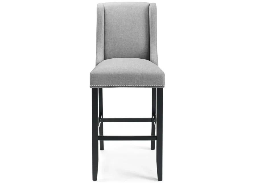 Baron Bar Stool Upholstered Fabric Set of 2