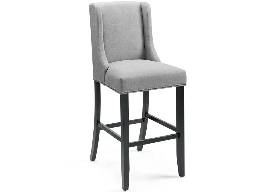 Baron Bar Stool Upholstered Fabric Set of 2