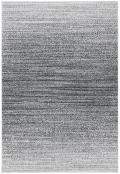 Adirondack Contemporary Grey / Ivory 9' X 12' Powerloomed Rug