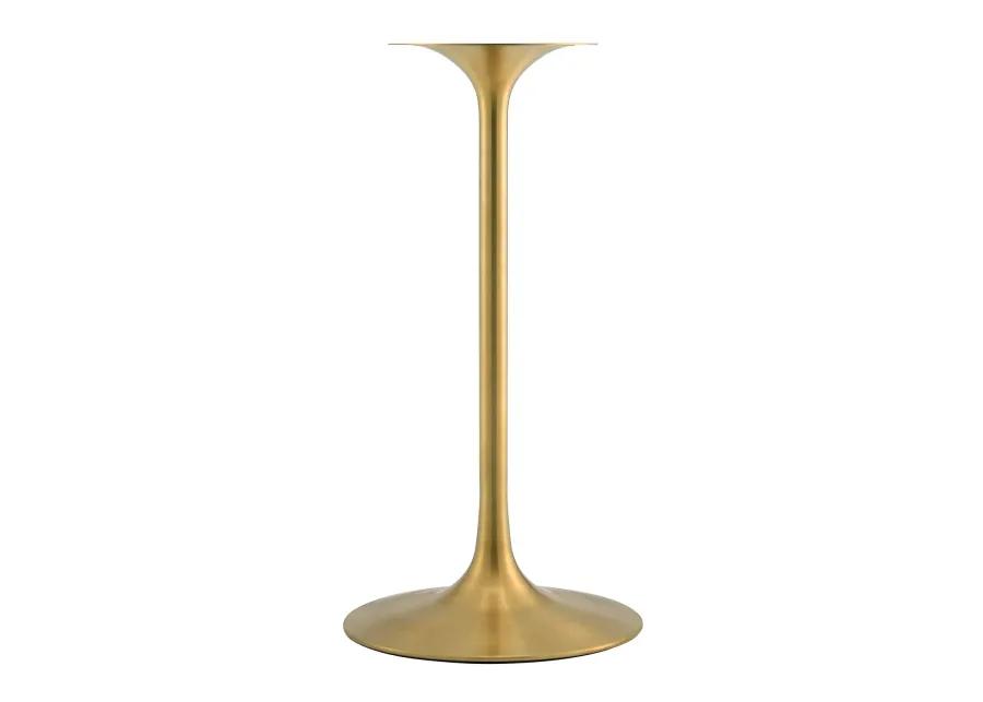 Lippa 28" Round Artificial Marble Bar Table