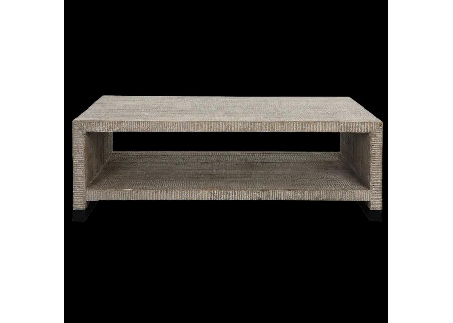 Bosk White Washed Coffee Table