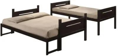 Littleton Twin Over Full Bunk Bed Espresso