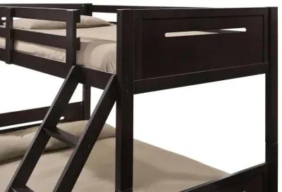 Littleton Twin Over Full Bunk Bed Espresso