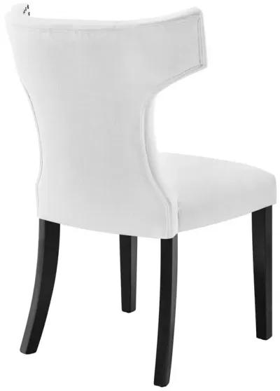 Curve Fabric Dining Chair