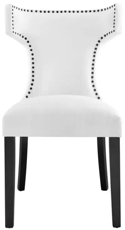 Curve Fabric Dining Chair