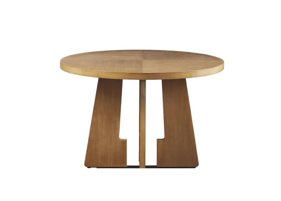 INK+IVY Kennedy Pecan 44" Round Dining Table