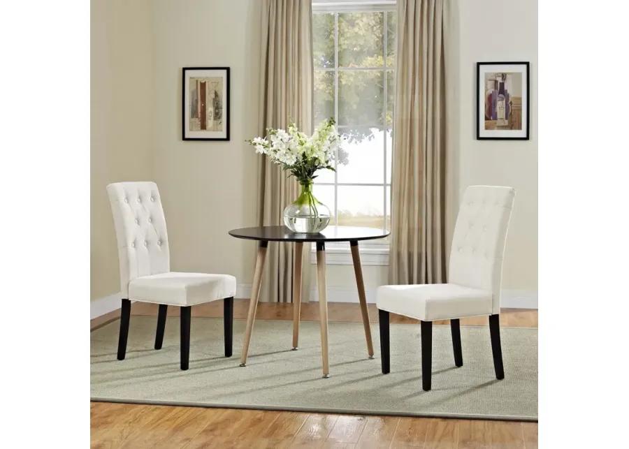 Confer Dining Side Chair Fabric Set of 2