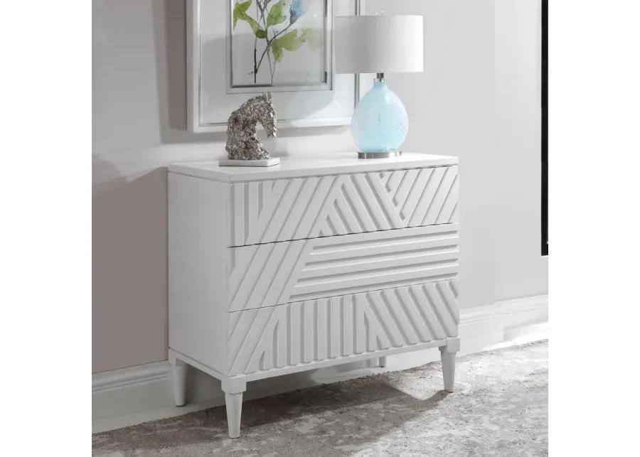 Colby White Drawer Chest