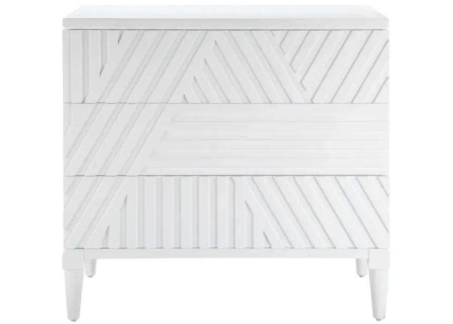 Colby White Drawer Chest