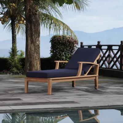 Marina Teak Outdoor Chaise