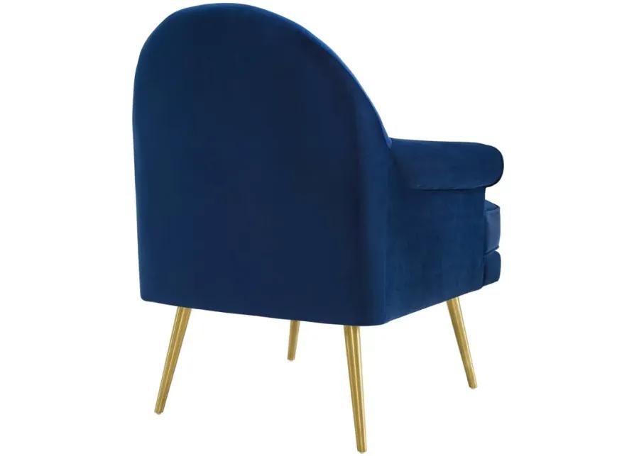 Revive Tufted Button Accent Performance Velvet Armchair