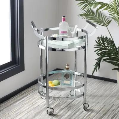 SIENNA 2 TIER ROUND BAR CART