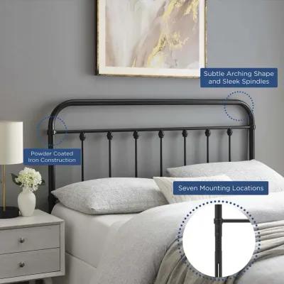 Sage Twin Metal Headboard