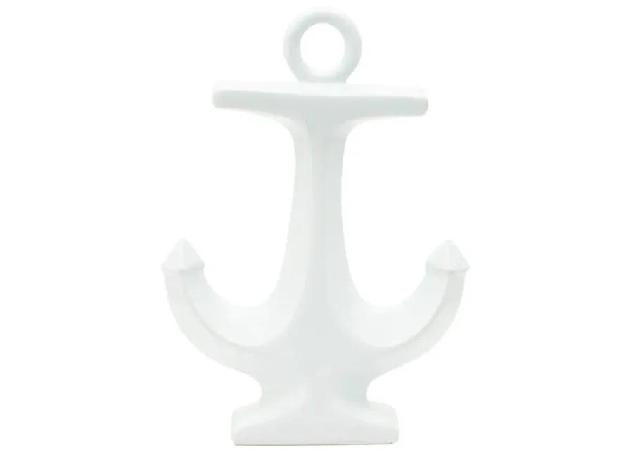 White Ceramic Anchor 10"