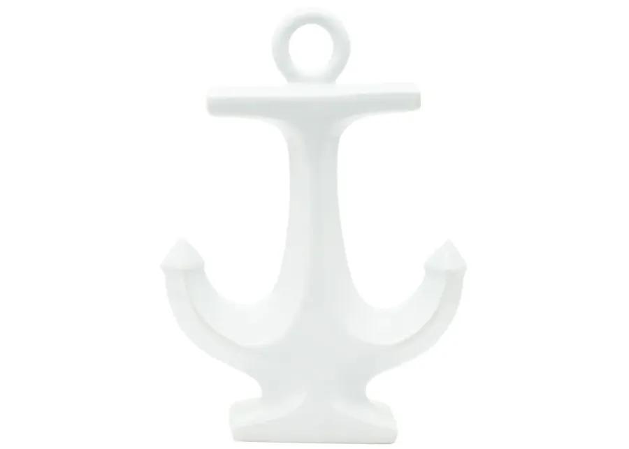 White Ceramic Anchor 10"