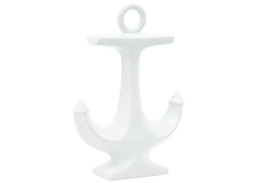 White Ceramic Anchor 10"