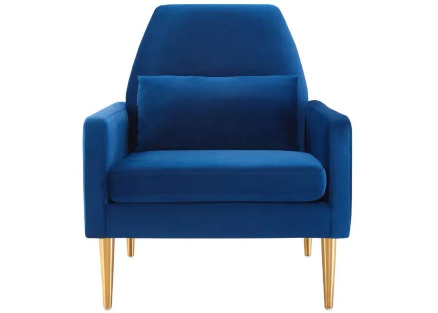 Liliana Performance Velvet Armchair