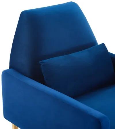 Liliana Performance Velvet Armchair