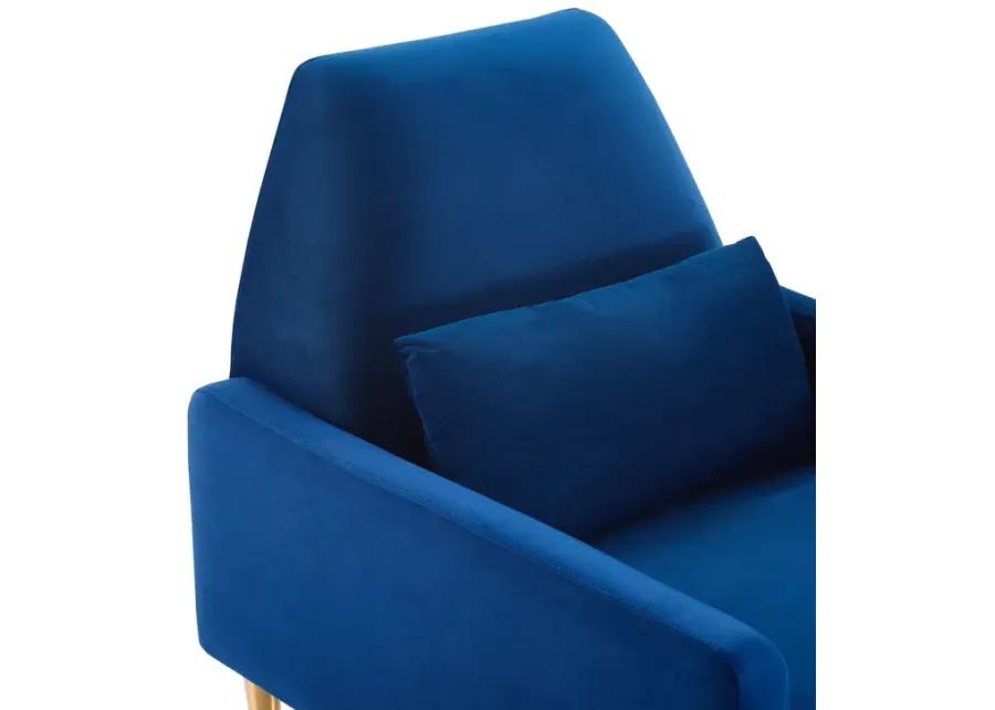 Liliana Performance Velvet Armchair