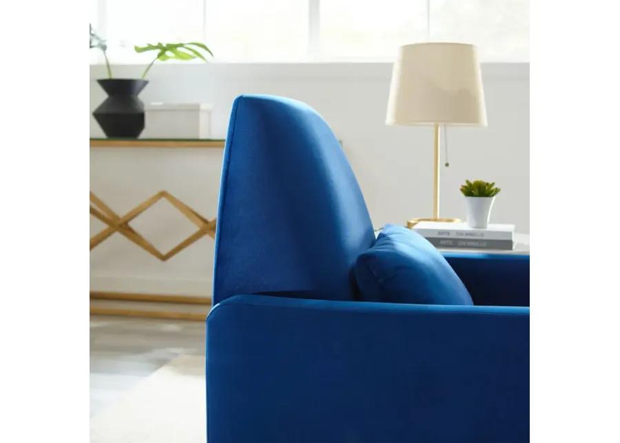 Liliana Performance Velvet Armchair