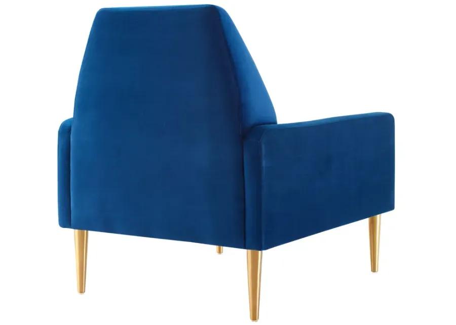 Liliana Performance Velvet Armchair