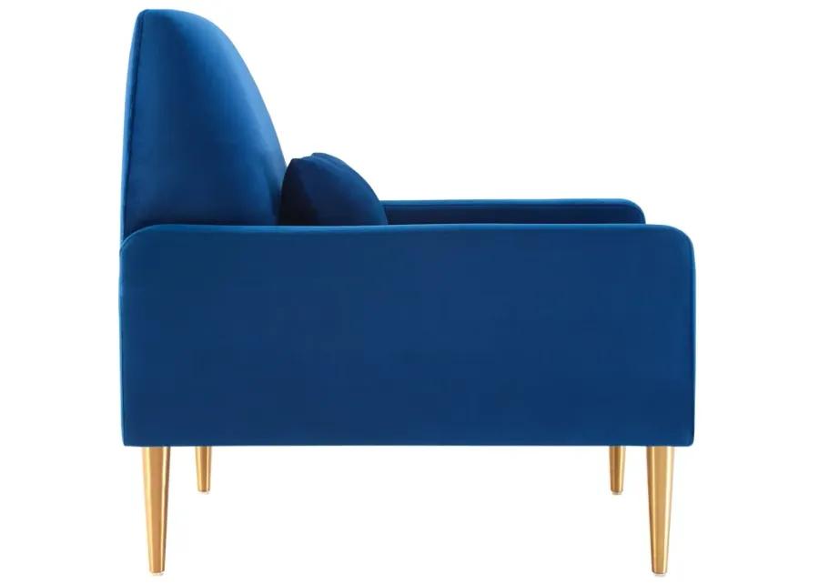 Liliana Performance Velvet Armchair