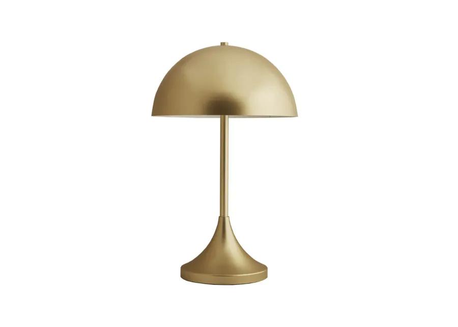 INK+IVY Bryson Gold Dome-Shaped 2-Light Metal Table Lamp