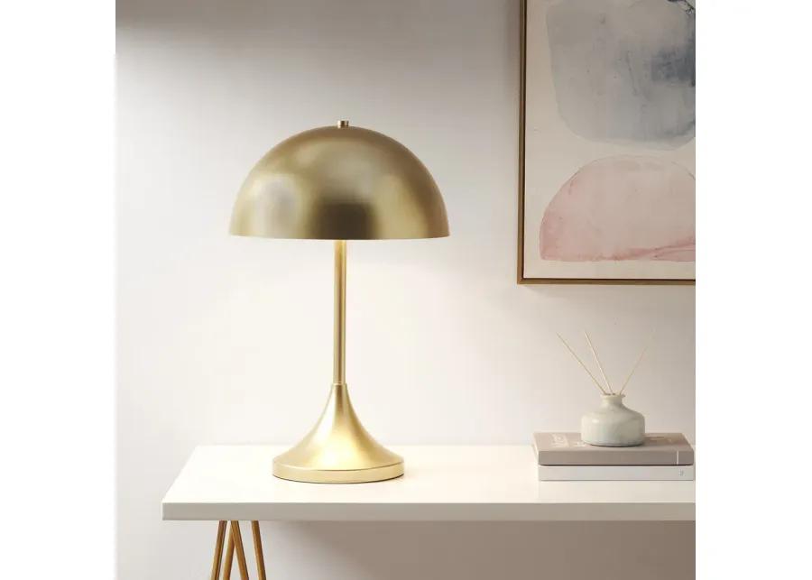 INK+IVY Bryson Gold Dome-Shaped 2-Light Metal Table Lamp