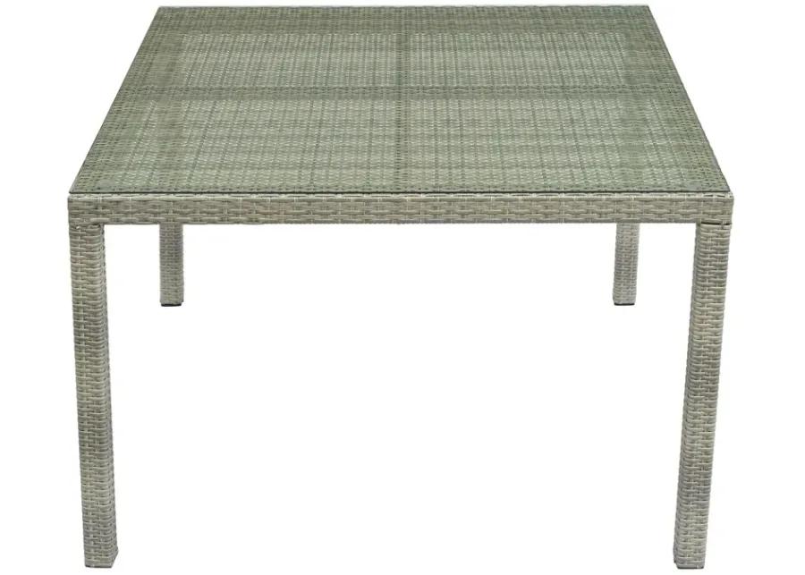 Conduit 47" Square Outdoor Patio Wicker Rattan Table