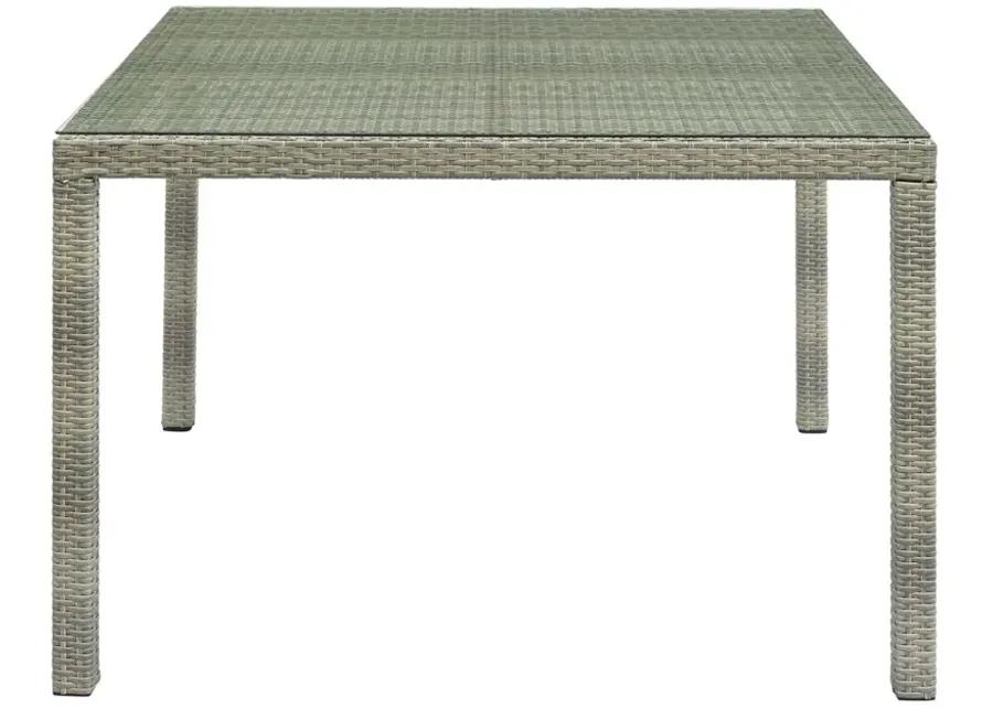 Conduit 47" Square Outdoor Patio Wicker Rattan Table