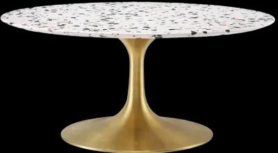 Lippa 36" Round Terrazzo Coffee Table