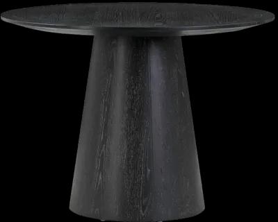 Sahara Black Oak Round Dining Table